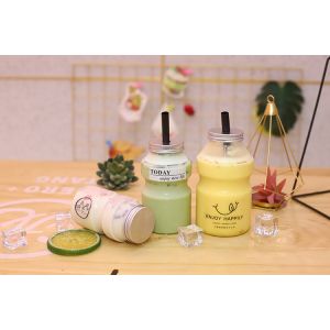 Square Insulated Milk Tea Jugs With Handles