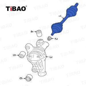 31608639519 Automotive Drive Shaft 31608639519 Metal Material For G11 G12