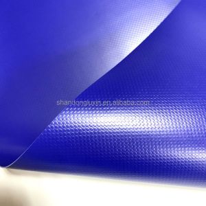 UV Resistant Polyvinyl Chloride Tarpaulin 0.8mm-1.50mm Thickness 500D*200D Yarn