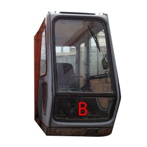 White Front Windscreen Glass HITACHI Excavator Window Replacement