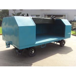 Multifunction Airport Baggage Cart Solid Tire 280 × 150 cm Platform Dimension