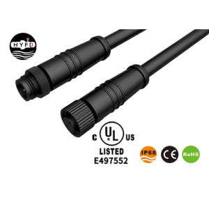 Customizable M12 HYFD IP68 Waterproof Cable Connector