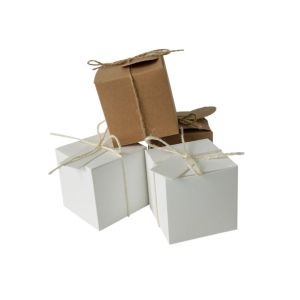 China 7x7x7CM  Tie A Rope Promotion Makeup Cosmetic Paper Box on sale