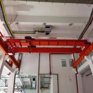 Europe Travelling Electromagnetic Overhead Crane Double Beam Bridge Crane 32T