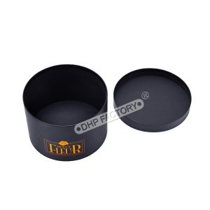 OEM ODM Large Round Flower Paper Boxes Custom Round Candle Boxes