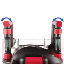 Aquarium canister filter A+ flow adjust