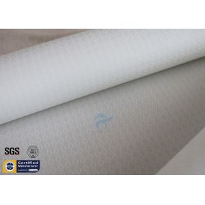 White Silicone Fiberglass Fabric Hot Ashes Protection BBQ Apron 260℃ 0.3MM