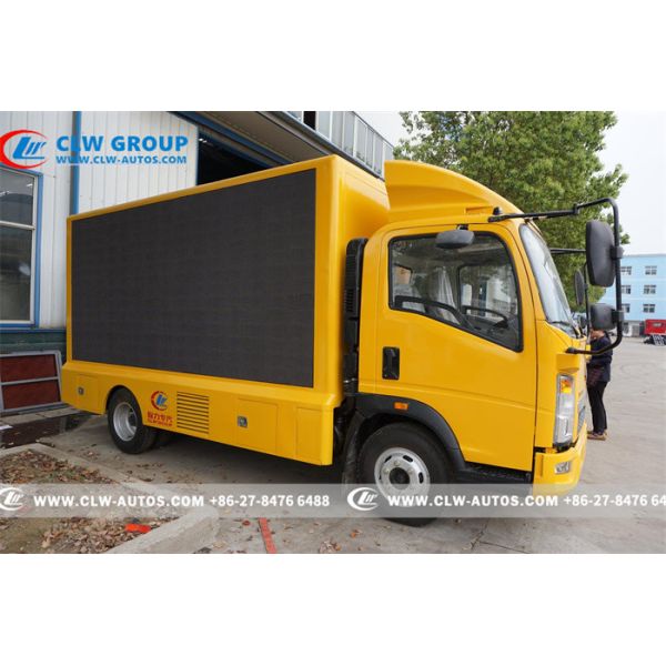 Buy SINOTRUK HOWO 4X2 P4 P5 P6 P8 LED Advertising Truck at wholesale prices