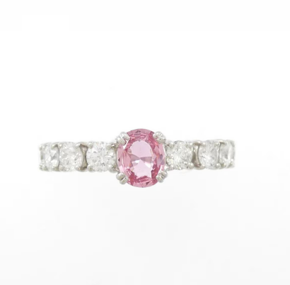 Sapphire Raw Gemstone Lab Made Padparadscha Sapphire Rose Sapphire High Hardness For Jewelry Purposes