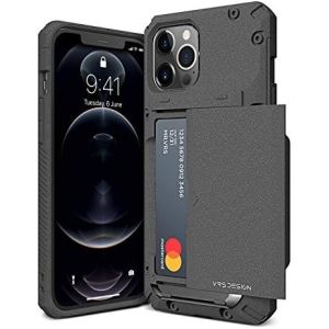 China For iPhone 12 Pro Max with [4 cards]Premium solid credit card slot wallet for iPhone 12 Pro Max 6.7-inch on sale