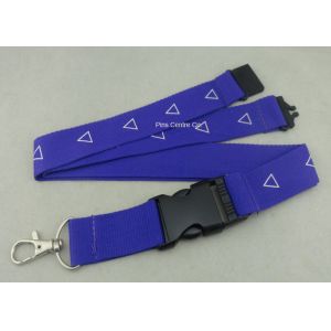 Factory Customized Sublimation Printing Promotional Lanyards , Polyester