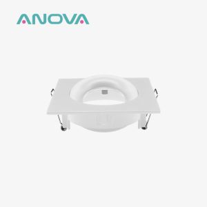 Renewable Material GU10 Downlight Housing Square Tilted MR16 Downlight Housing