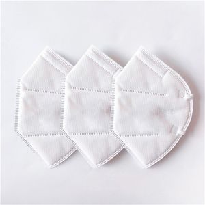 4 Layer Protection Foldable FFP2 Mask , Ear Wearing Disposable Protective Mask