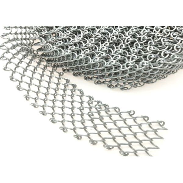 Buy 1.2mm Thick 6mm Hole Chainlink Steel Mesh Curtain Oem at wholesale prices