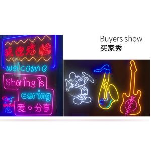 Decorative Waterproof Mini LED Neon Flex Color Jacket Strip Lights 12V Input