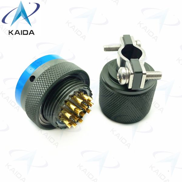 MIL-DTL-26482 Series Ⅰ Miniature Connector MS3116F14-15P Olive Green Cadmium 15 Male Pins