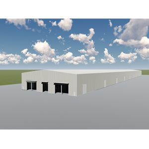 Large Logistics Cold Storage Steel Building Warehouse With Freezing Equipment