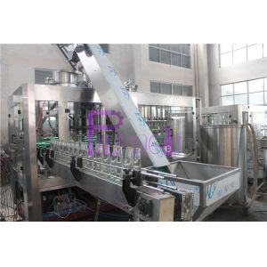 SUS304 Filling Machine Glass Bottled Alcohol Filler Crown Cap
