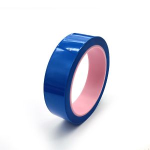 China Low Peeling Voltage Anti Static Tape Blue 1.0mil Backing Strong Adhesion on sale