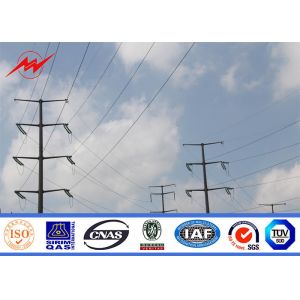 10kv ~ 550kv Electrical Steel Utility Pole Steel Power Distribution Pole