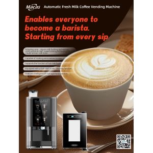 Commercial Bean to Cup Coffee Machine with LCD Display
