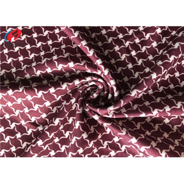 Buy Printed Weft Knitted Jersey Material Polyester Spandex Fabric For Sportswear at wholesale prices
