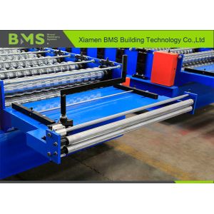 Thin Sheet Corrugated Roof Roll Forming Machine With Cr12MoV Cutting Tool