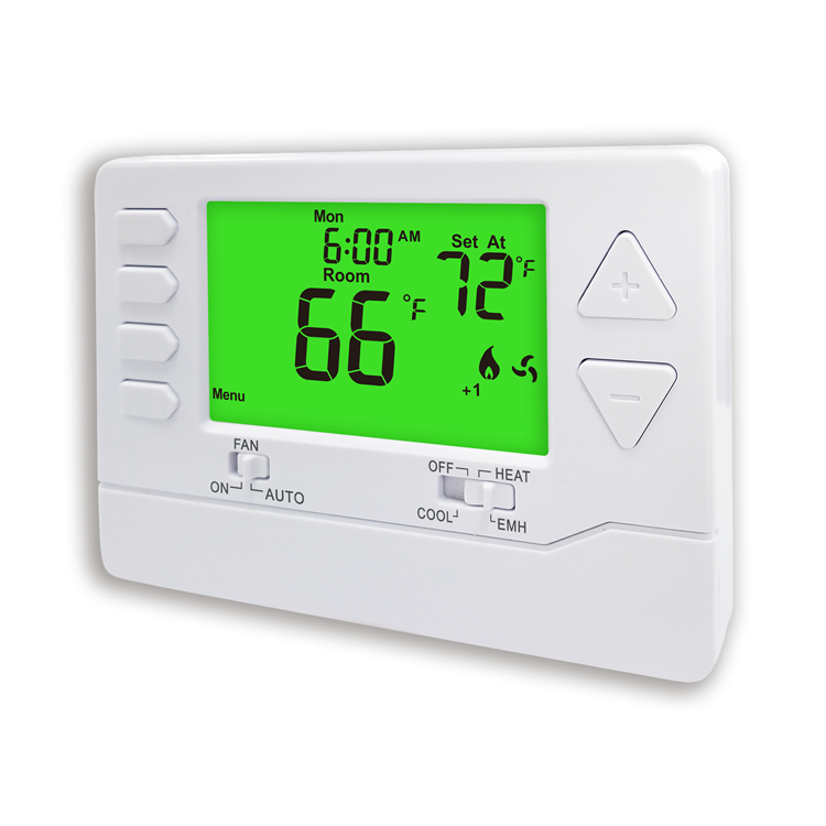 5.65 Sq.in. Display Size Non Programmable Heat Pump Thermostat for COOL System Operation Mode Energy Saving Solution