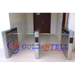 Security Turnstile Gate with 0.2s Barrier Open/Close Time RS-232 Communication