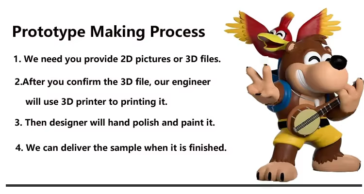 Custom 3D silicone cartoon doll sample 1