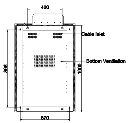 Heat Insulated Wall Mount Steel Outdoor Telecom Cabinet With Air Conditioner Cooling