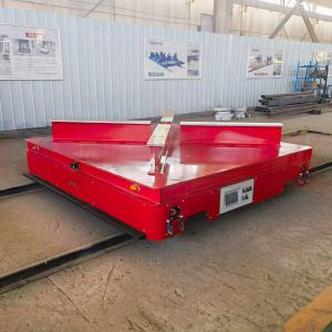 10 Tons Automated Material Handling Systems RGV Rail Transfer Cart