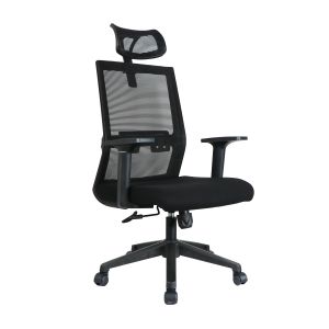 China Mesh Back Office Ergonomic Chairs  T - Shape Armrest Revolving on sale
