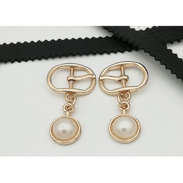 Buy Decorative Ladies Shoe Buckles , Delicate Shoe Metal Accessories 3.1g at wholesale prices