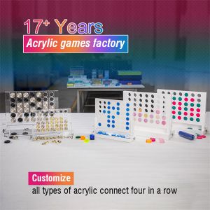 16'' Custom Acrylic Backgammon Precision Dice Chips Backgammon Luxury