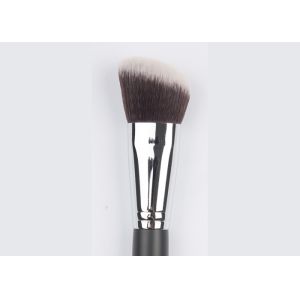 High Quality Rounded Slant Brush With Two Colors luxuriously Soft Vegan Taklon