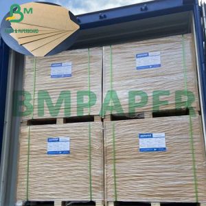 China 300g+18g PE Single Side Coated Greaseproof Unbleached Kraft Paper on sale