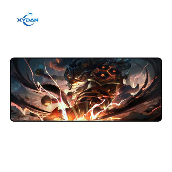 CMYK Sublimation Printing Eco-Friendly Rubber Gaming Mouse Pad with NO Wireless