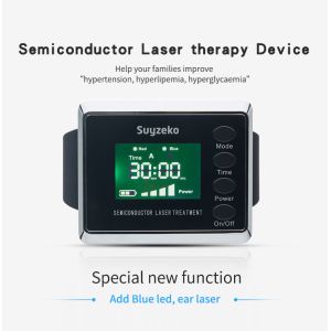 Hypertension Laser Therapy Watch Build In Lithium Battery
