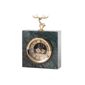 OEM ODM Unique Deer Metal Clock Decorative Art Craft