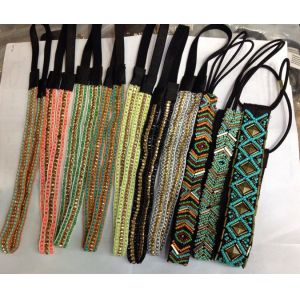 Quality beaded &amp; plaited hair band for sale