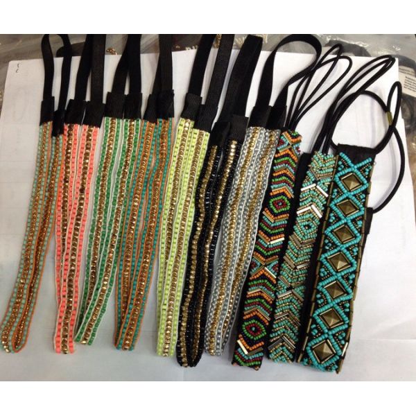 Buy beaded & plaited hair band at wholesale prices