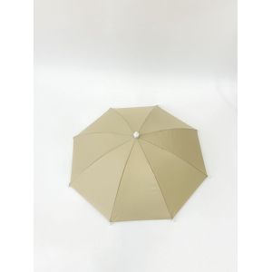 Hands-Free Head Umbrella 14 Inches Waterproof Pongee Fabric