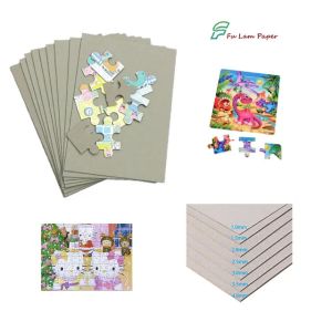 1500g Uncoated Grey Cardboard Paper Anti Curl Moisture Proof