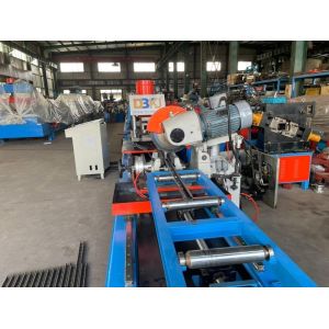 Quality Omron Encoder Strut Channel Roll Forming Machine PLC Control for sale