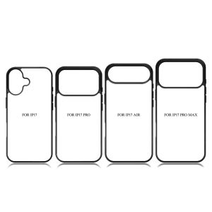 TPU Sublimation Blank Phone Case Shockproof 2D Mobile Case Black / White /