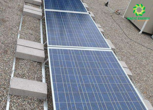 Customized Aluminum Structure Solar Panel Flat Roof Mounting Brackets