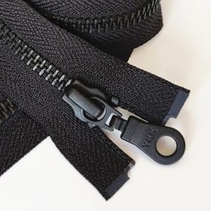 China Zipper and Sliders Customized zipper with logo Metal Zip Binder for Jacket