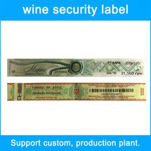 Fully Printable Custom Wine Bottle Labels , Waterproof Fade Resistant Adhesive