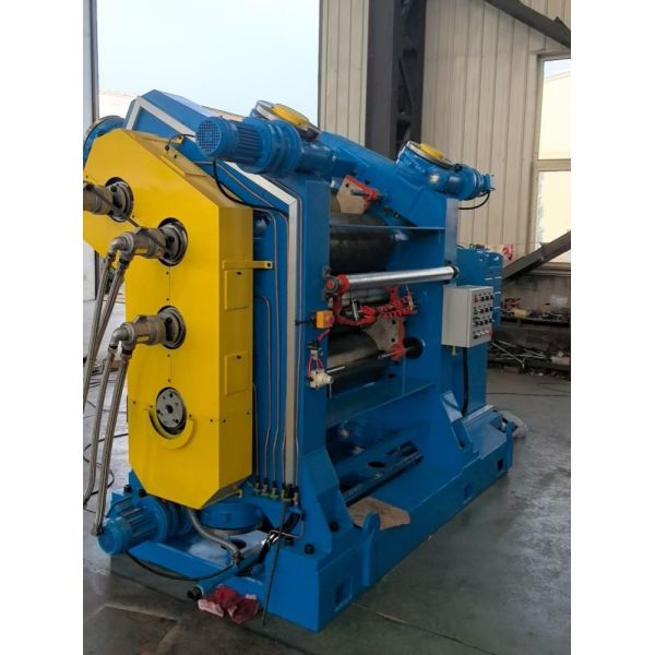 F-Type 3-Roll Rubber Calender Machine with 500mm Cylinder Diameter 10kW Power